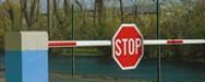 Driveway barrier gates